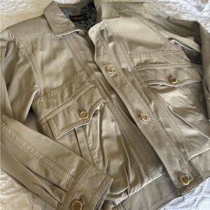 Men’s Large (42) Vintage 1990s Bomber Style Leather Jacket